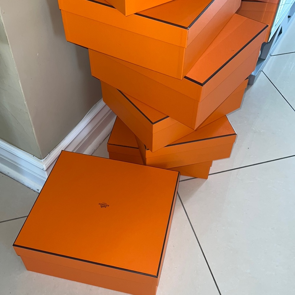 Hermes Boxes Any Size! Orange Box Empty